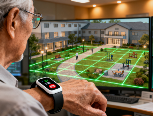 养老院智能电子围栏解决方案